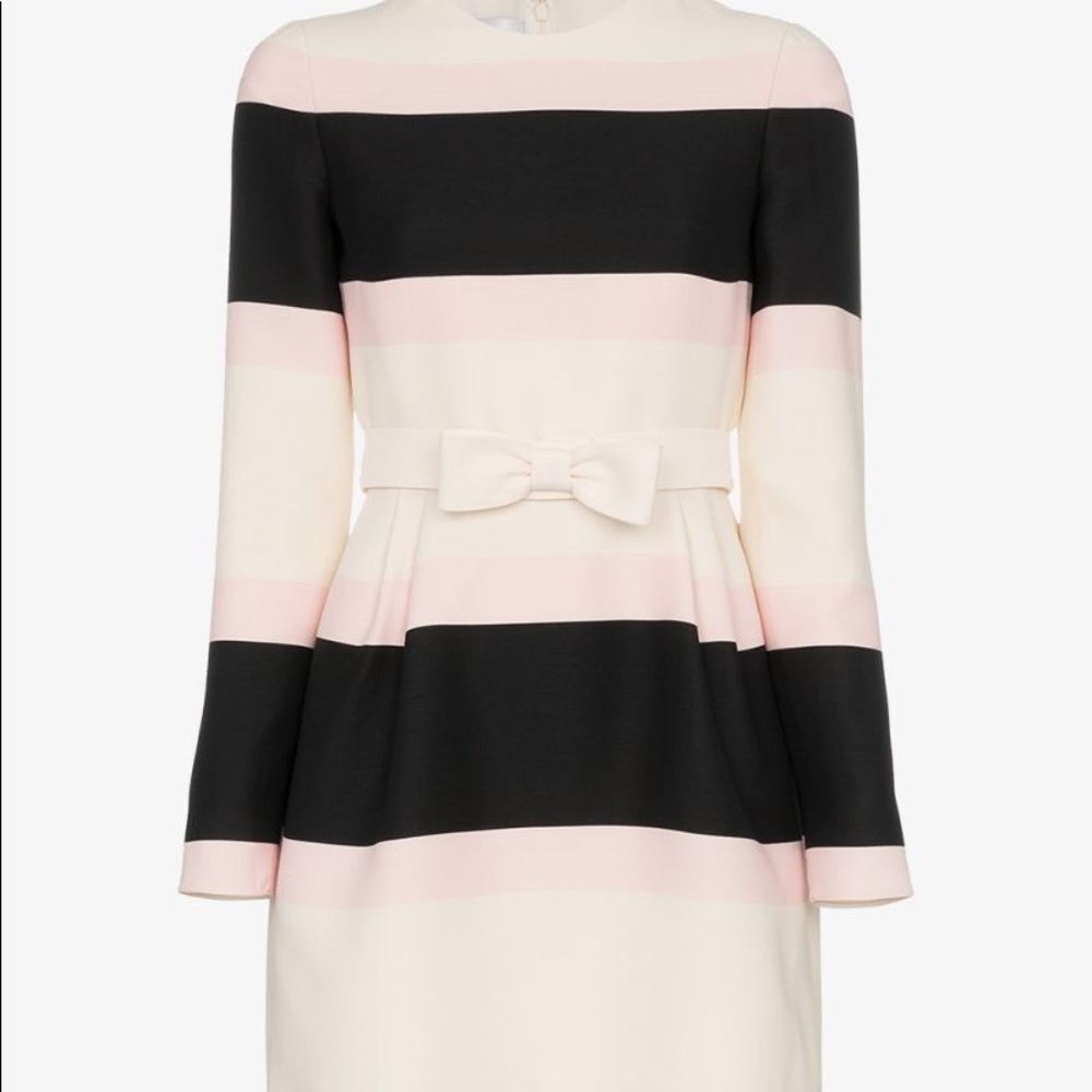🎀 Valentino striped bow detail dress - Picture 5 of 6